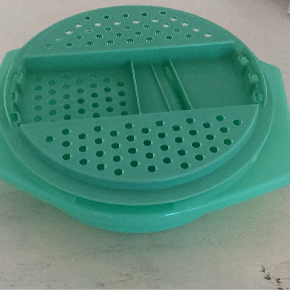 Vintage Tupperware Green Steamer